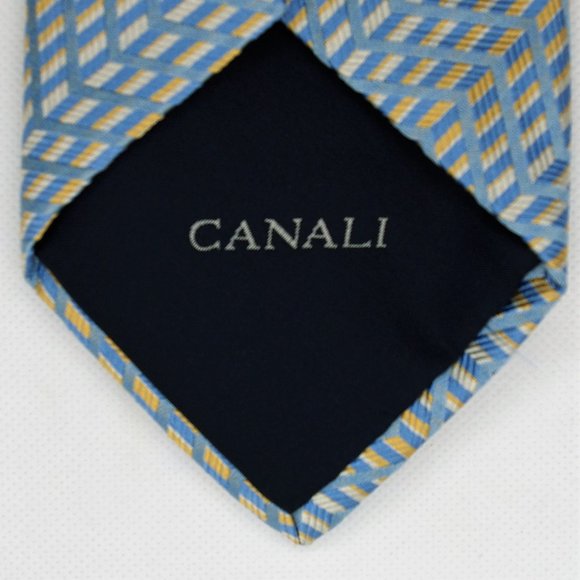 EUC - Silk Tie and Braces - Canali, Trafalgar - Picture 7 of 8